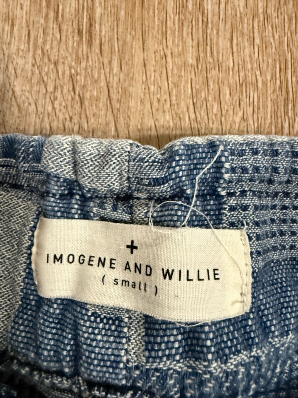 Imogene + Willie Denim Patch Work Cropped Pants Cotton Boho Size Small Hippie - Picture 3 of 6